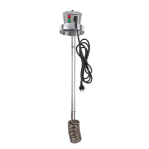 calefactor de inmersión IBC con fondo blanco plano