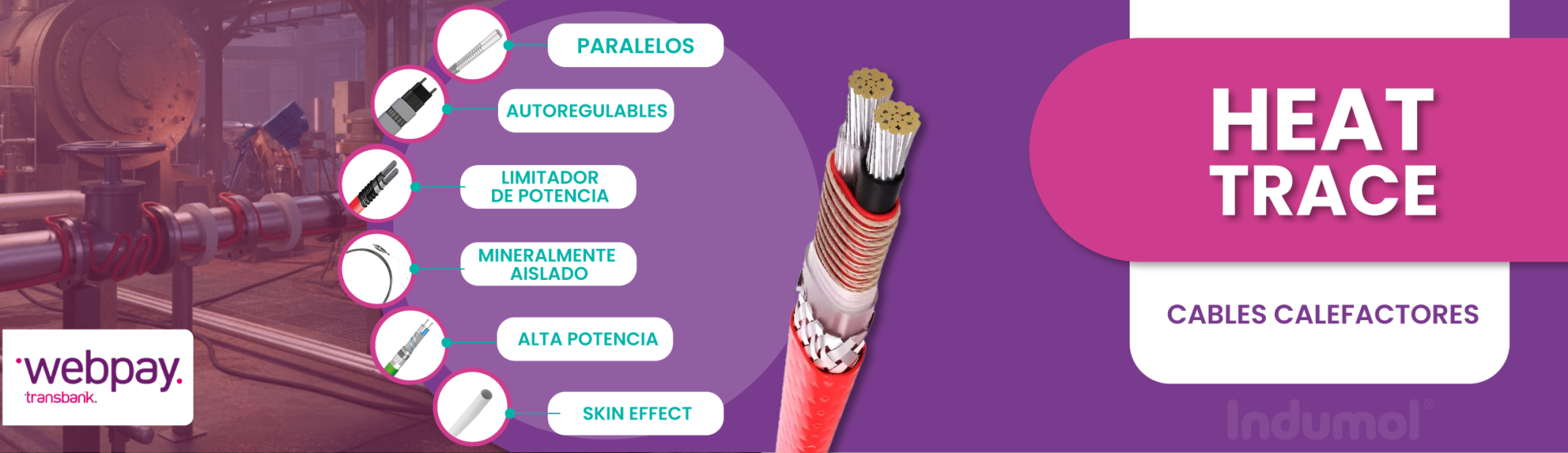 banner - cable calefactor | Indumol